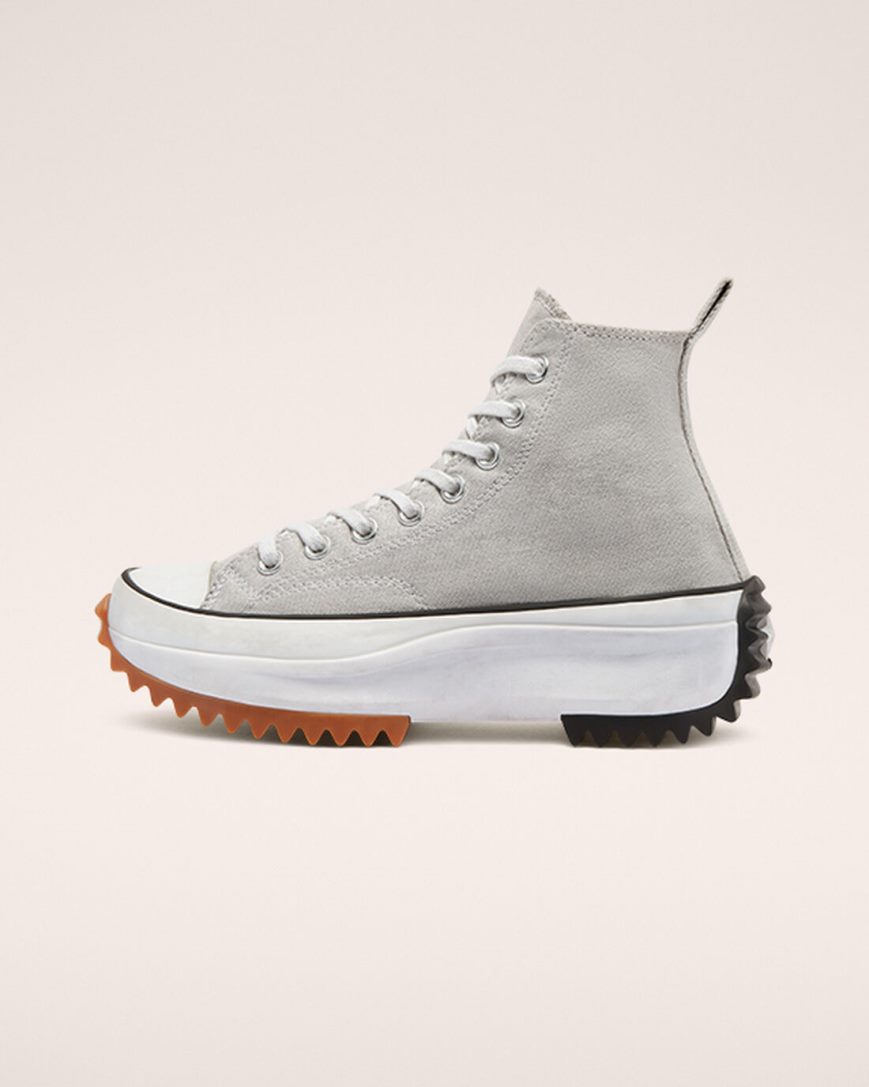 Zapatos Plataforma Converse Run Star Hike Smoked Canvas Altas Hombre Blancas | PE L48PE7